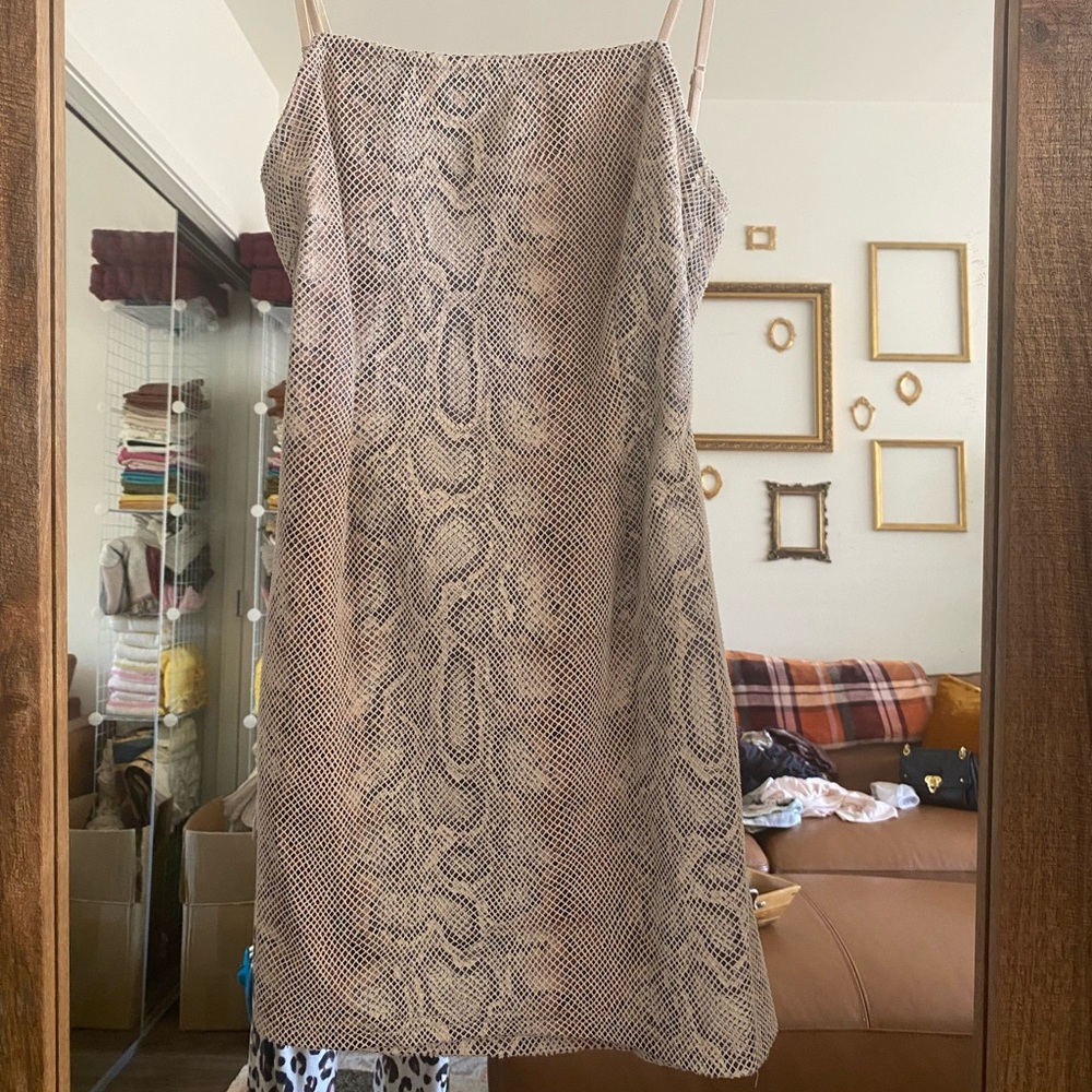 Snakeskin Dress